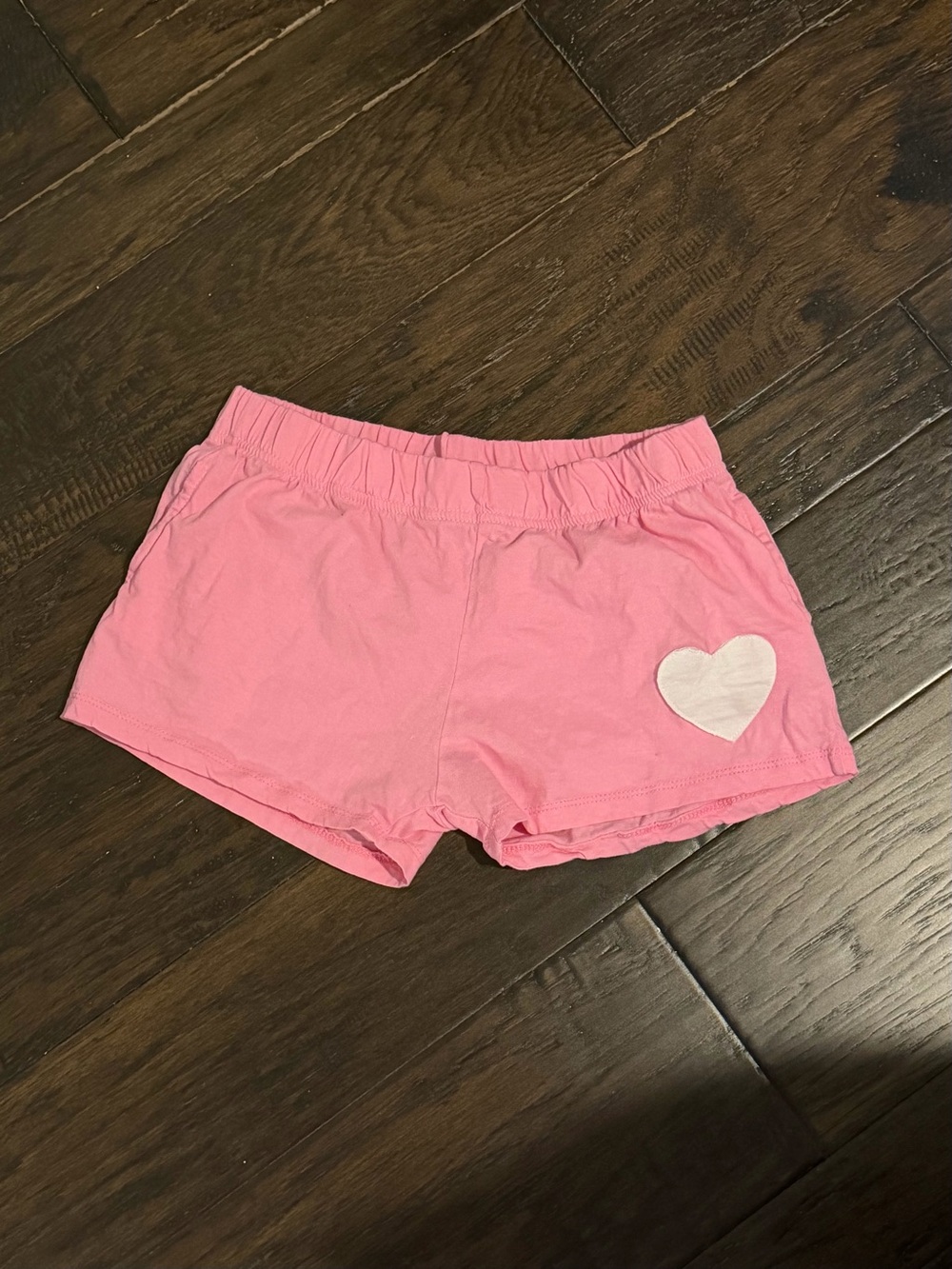 Vintage Havana white heart pink shorts